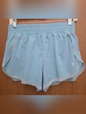 Apana Light Blue Athletic Running Shorts